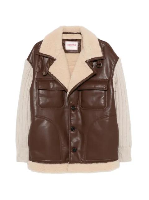 panelled coat by ICEBERG