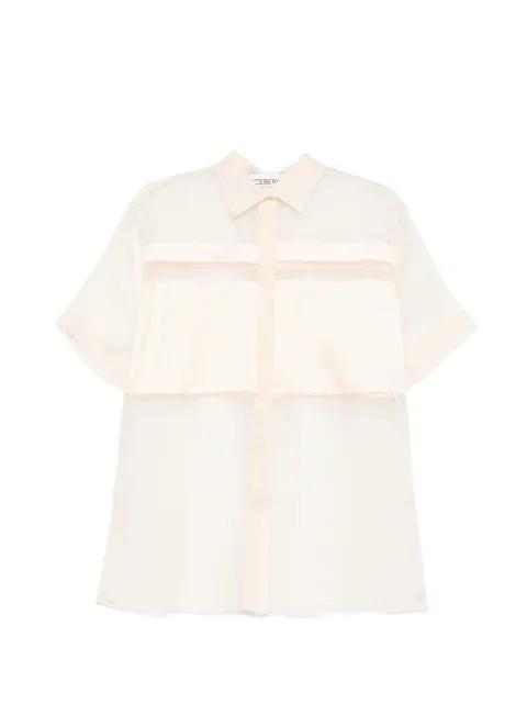 panelled short-sleeve shirt by ICEBERG