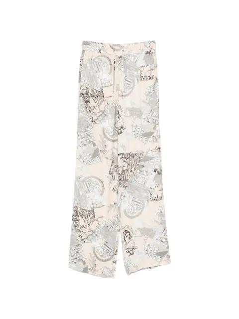 patterned palazzo pants by ICEBERG