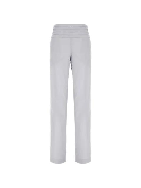 pleated-waistband straight-leg trousers by ICEBERG