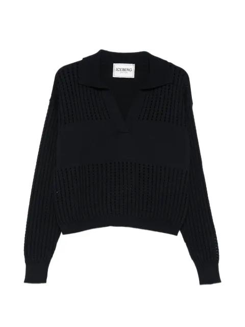 polo-collar sweater by ICEBERG