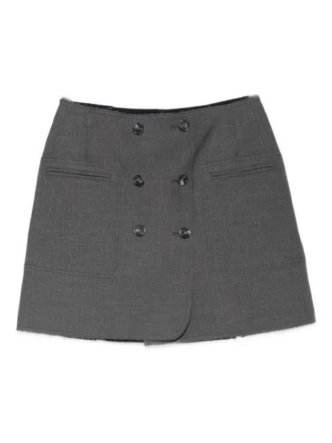 reversible pinstripe mini skirt by ICEBERG