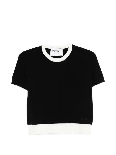 ribbed trim top by ICEBERG
