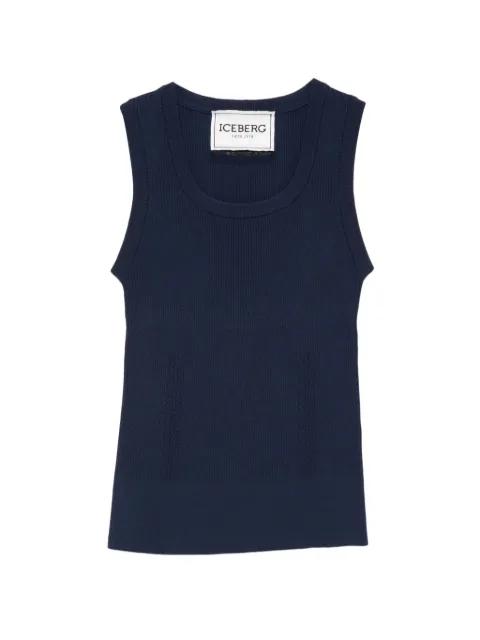scoop-neck tank top by ICEBERG