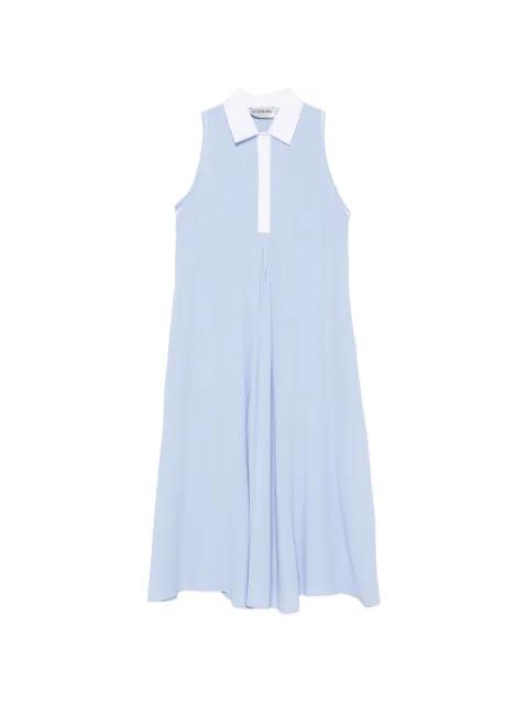 sleeveless contrast-collar dress by ICEBERG