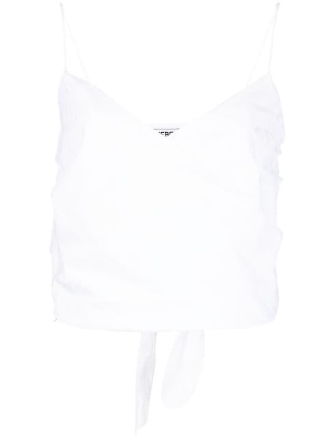 wraparound cotton top by ICEBERG