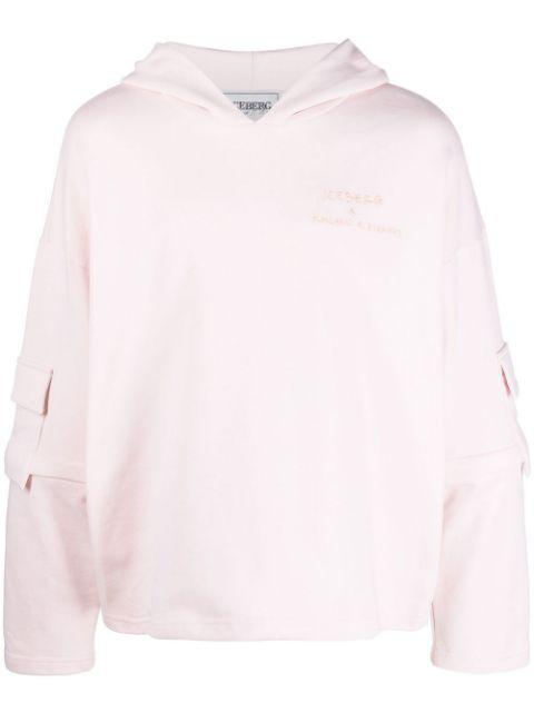 x Kailand O. Morris cargo-pocket hoodie by ICEBERG