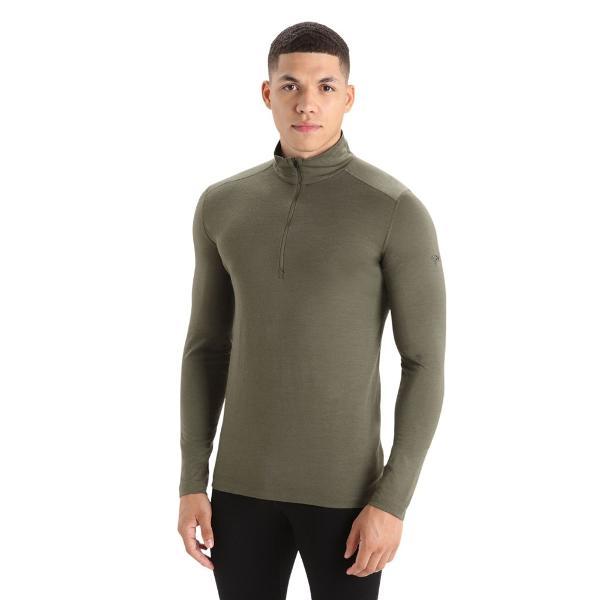 200 Oasis Long-Sleeve Half-Zip Base Layer Top by ICEBREAKER