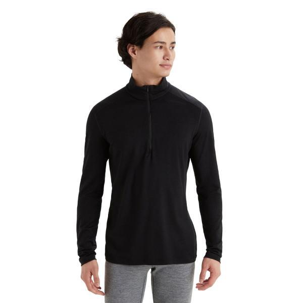 200 Oasis Long-Sleeve Half-Zip Base Layer Top by ICEBREAKER