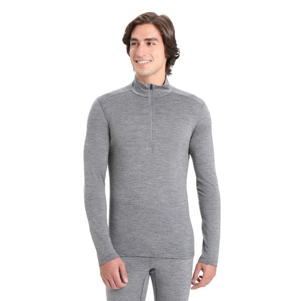 200 Oasis Long-Sleeve Half-Zip Base Layer Top by ICEBREAKER