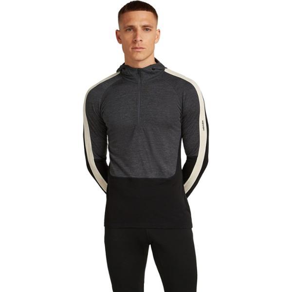 Merino 200 Oasis+ Long-Sleeve Half-Zip Thermal Base Layer Hoodie by ICEBREAKER