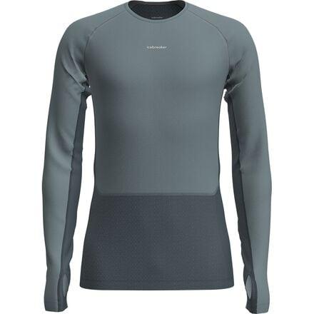 Merino Blend 125 ZoneKnit Long-Sleeve Crewe by ICEBREAKER Merino Blend 125 ZoneKnit Long-Sleeve Crewe by ICEBREAKER