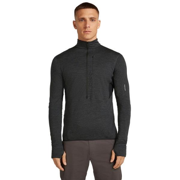 Merino Blend 200 RealFleece Descender Long-Sleeve Half-Zip Jacket by ICEBREAKER