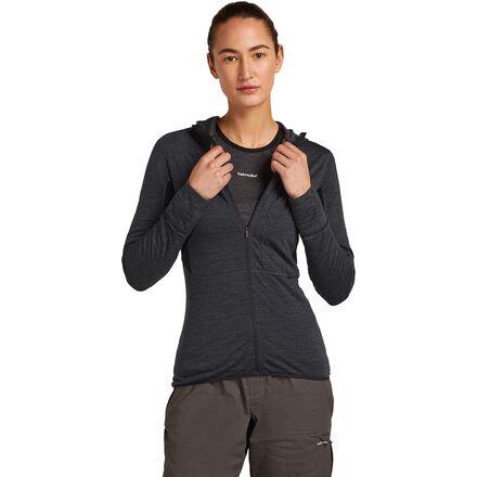 Merino Blend 200 RealFleece Descender Zip Hoodie by ICEBREAKER