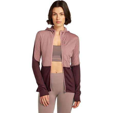 Merino Blend 200 RealFleece Descender Zip Hoodie by ICEBREAKER