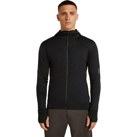 Merino Blend 300 RealFleece Descender LS Zip Top by ICEBREAKER