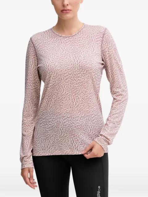 patterned long-sleeve top by ICEBREAKER