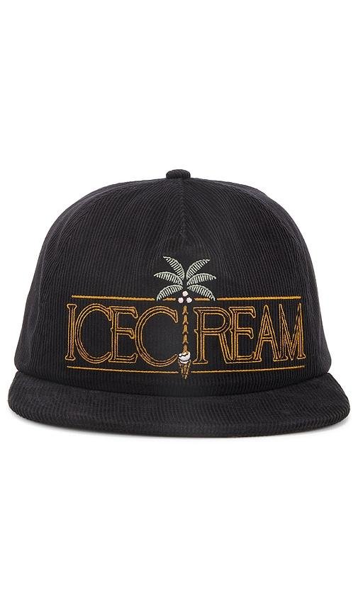 ICECREAM Breezy Snapback Hat in Black by ICECREAM