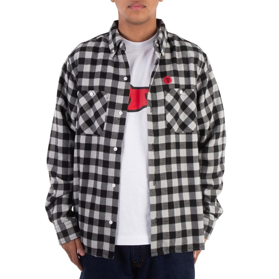 Icecream Check Pattern Flannel Shirt by ICECREAM