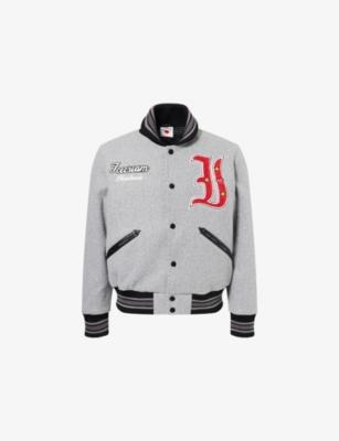 Mascot Varsity Regular-Fit Woven Jacket by ICECREAM Mascot Varsity Regular-Fit Woven Jacket by ICECREAM