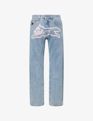 Running Dog Straight-Leg Denim Jeans by ICECREAM