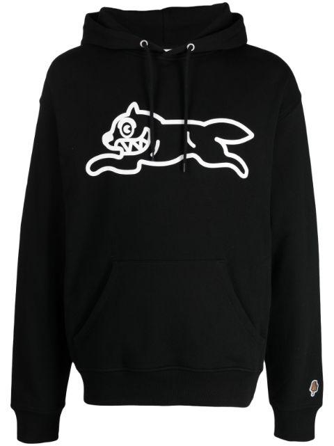 Running Dog rib-trimmed hoodie by ICECREAM