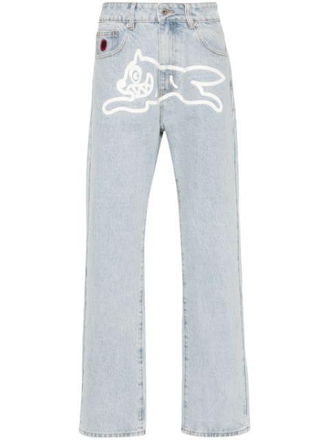 Running Dog straight-leg jeans by ICECREAM