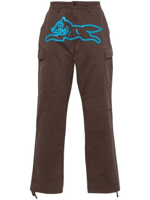Running Dog tapered-leg trousers by ICECREAM