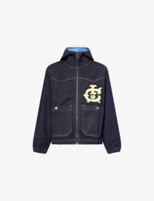 Western Logo-Print Denim Jacket by ICECREAM