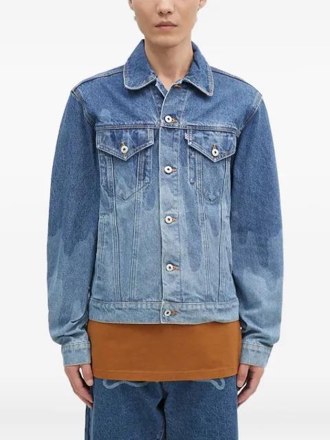dripping-logo denim jacket by ICECREAM