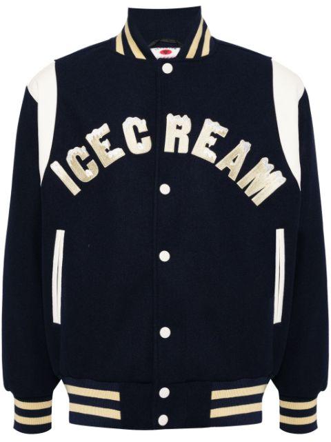 drippy varsity jacket by ICECREAM