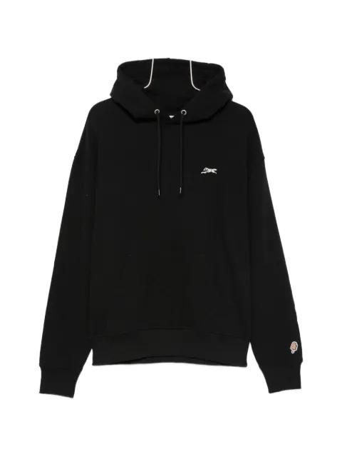 graphic-patch drawstring hoodie by ICECREAM