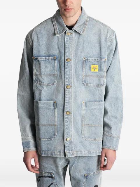 graphic-print denim jacket by ICECREAM