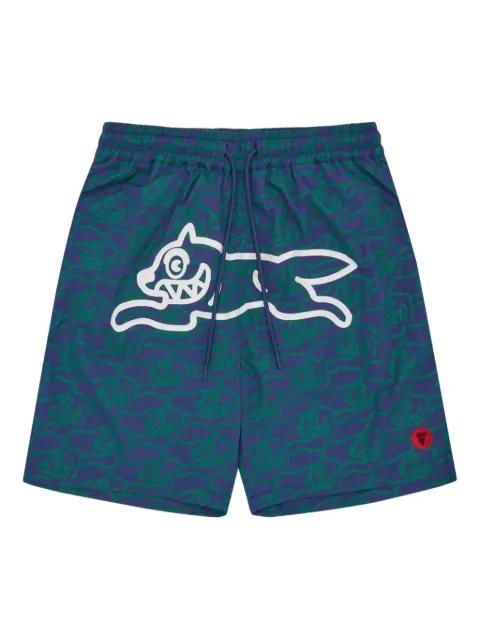 graphic-print swim shorts by ICECREAM