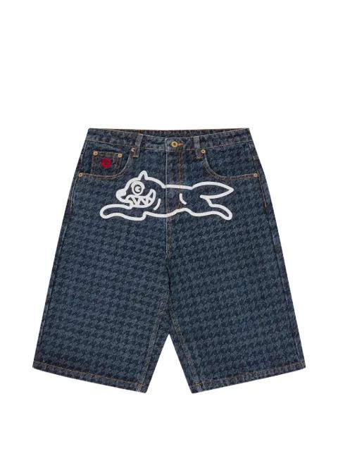 houndstooth graphic shorts by ICECREAM