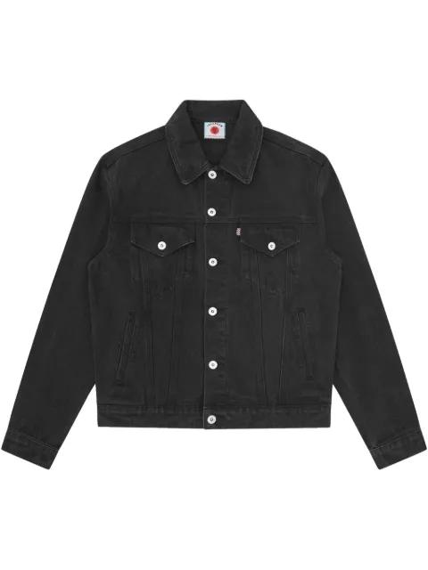 logo print denim jacket by ICECREAM