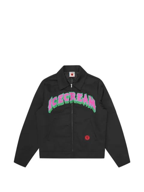 pointed-collar zip jacket by ICECREAM