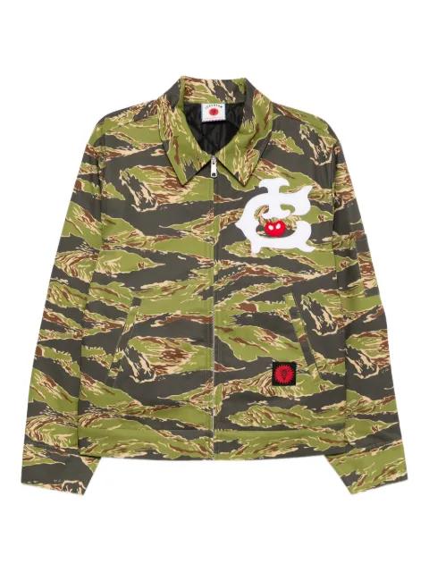 tiger-strip work jacket by ICECREAM