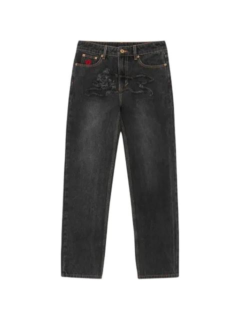 washed graphic jeans by ICECREAM
