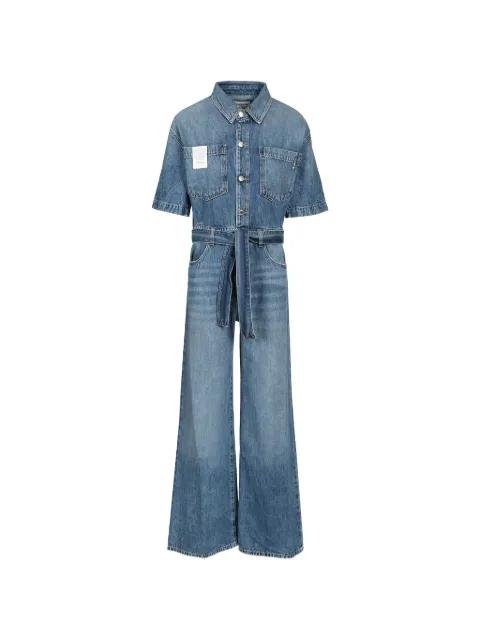 Duna belted denim jumpsuit by ICON DENIM