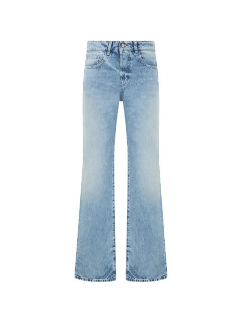 Iris faded-effect wide-leg jeans by ICON DENIM