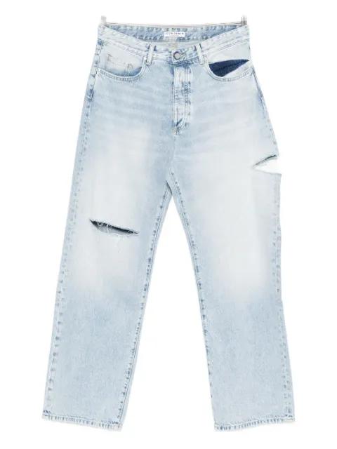 distressed faded jeans by ICON DENIM