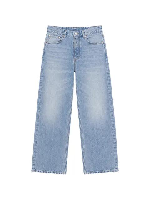 faded straight-leg jeans by ICON DENIM