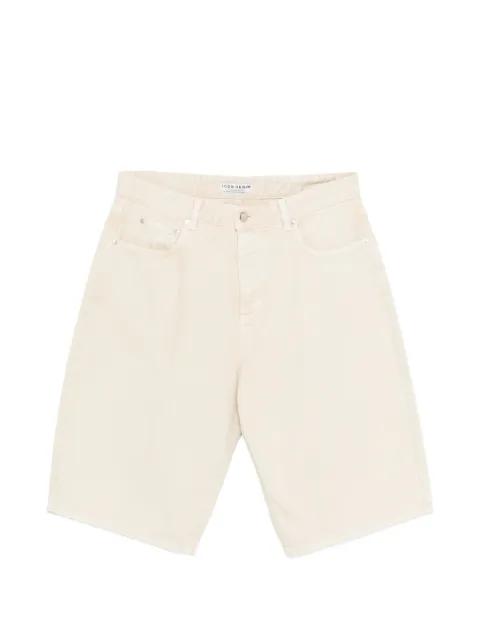 logo-patch denim shorts by ICON DENIM