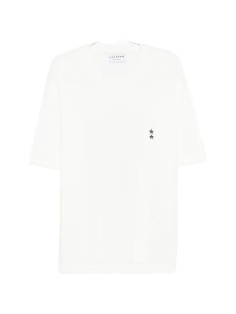 round-neck star-detail T-shirt by ICON DENIM