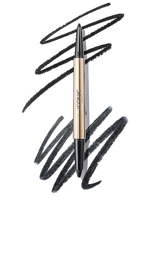 ICONIC LONDON Smokey Eye Duo Kajal in Midnight Black by ICONIC LONDON