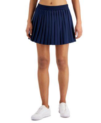 Women's Active Solid Pleated Skort by ID IDEOLOGY