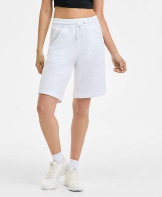 Women's Cotton-Blend Pull-On Bermuda Shorts, Exclusively at Macy's by ID IDEOLOGY Women's Cotton-Blend Pull-On Bermuda Shorts, Exclusively at Macy's by ID IDEOLOGY