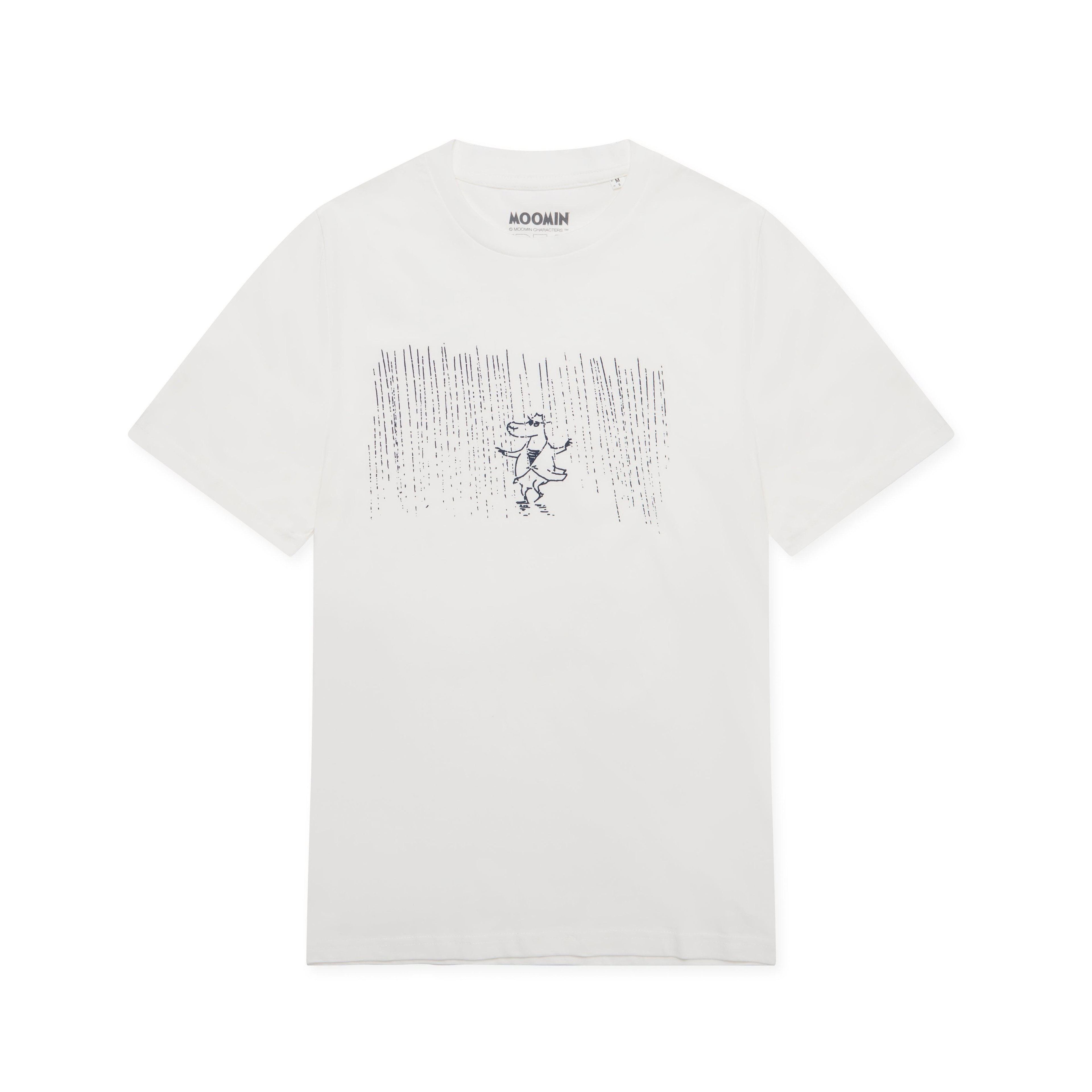 IDEA - Moomins Rain Dance T-Shirt - (Off White) by IDEA BOOKS