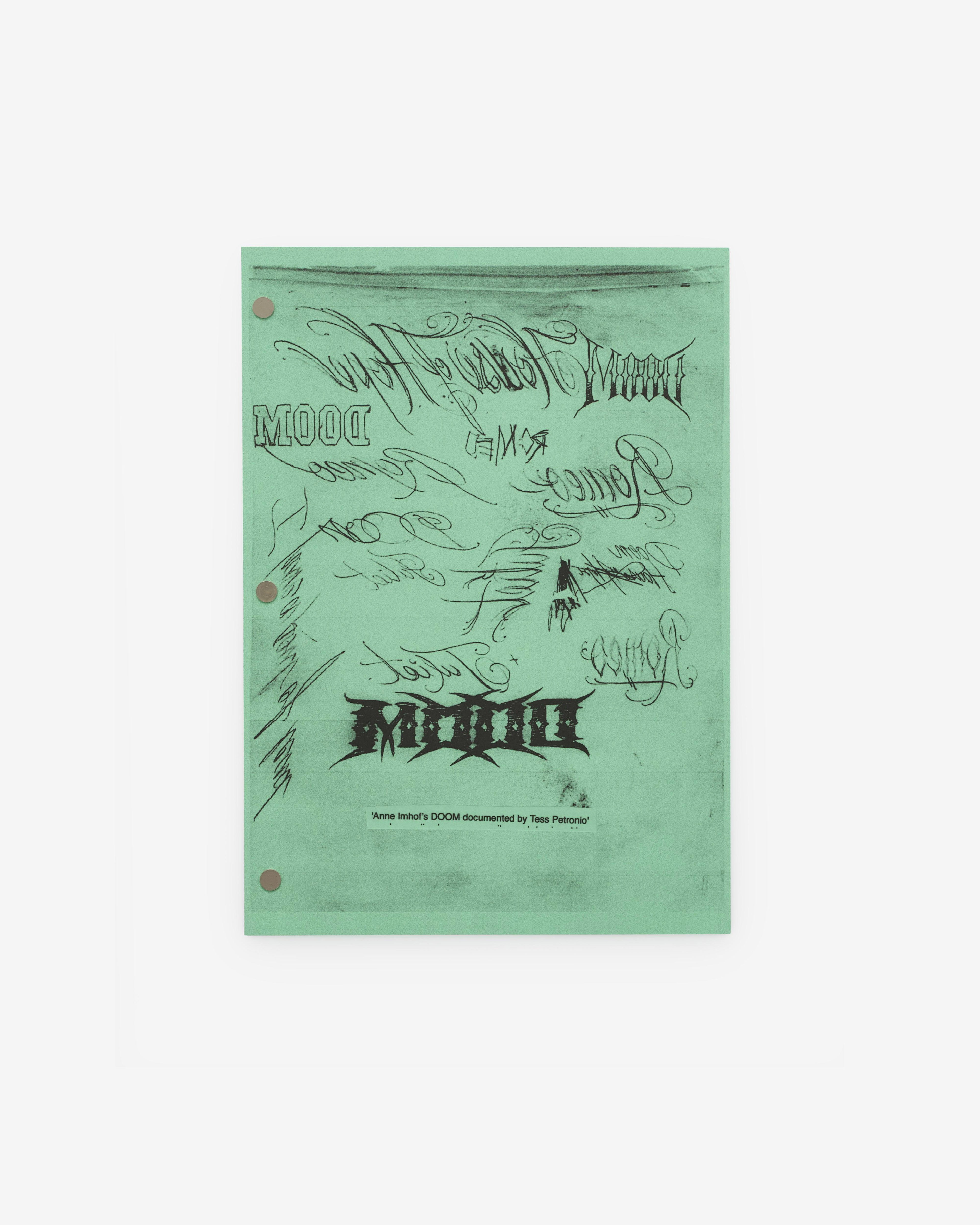 Idea Books - Anne Imhof's DOOM Book - (By Tess Petronio) by IDEA BOOKS